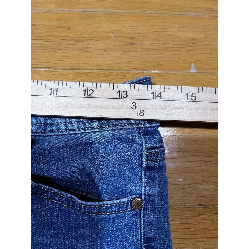 Hydraulic Jeans Women's Size 4 Blue Murray High Rise Straight Denim Y2K